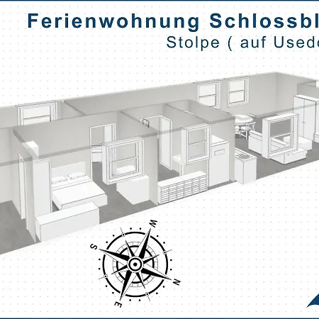 아파트 Ferienwohnung Schlossblick Am Haff
